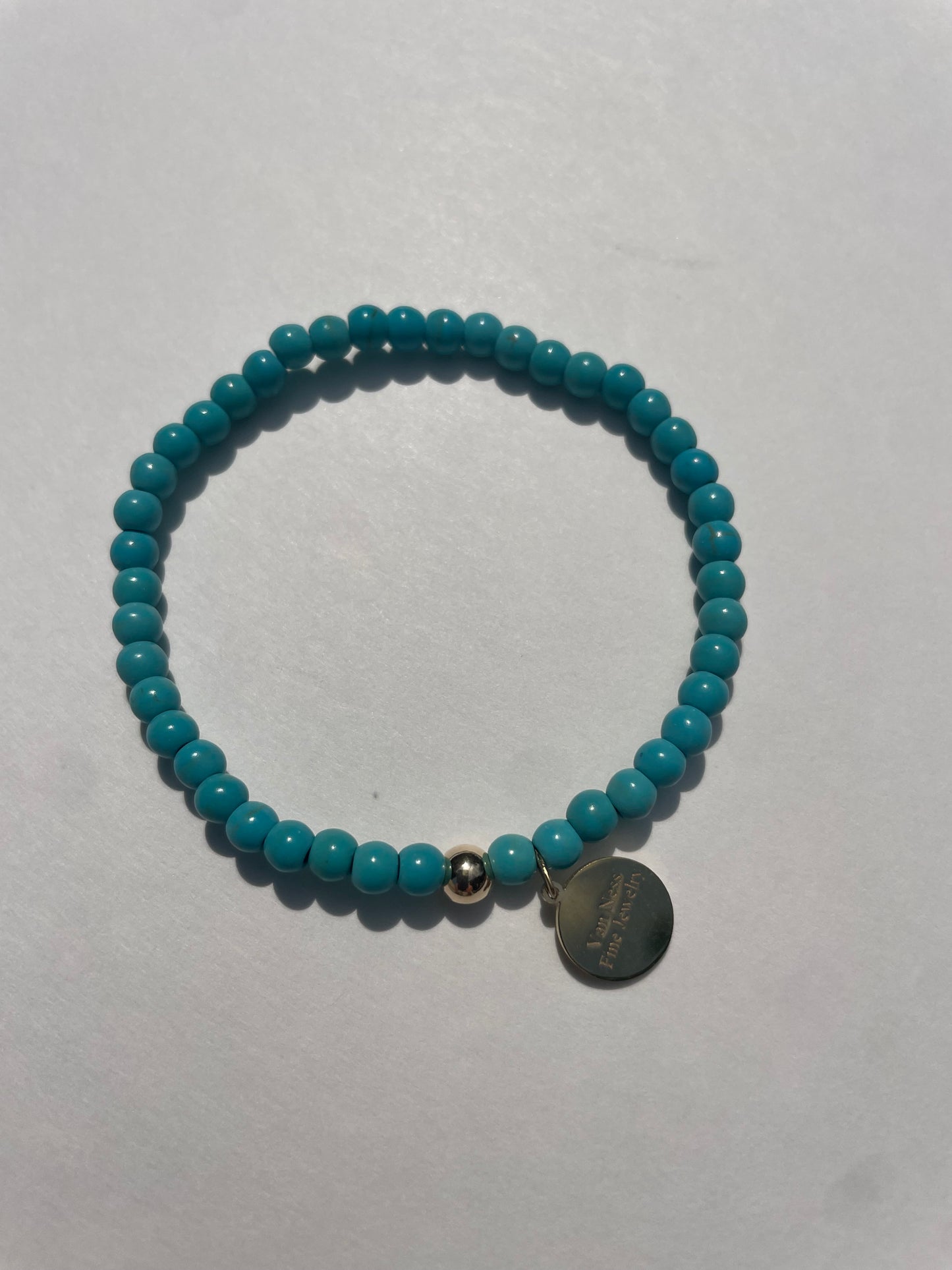 Dyed Howlite Beaded Bracelet