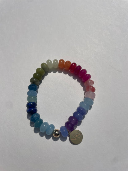 Rainbow beaded bracelet
